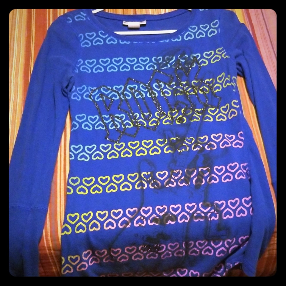 Self Esteem Royal Blue Graphic / Glitter  "Rock"